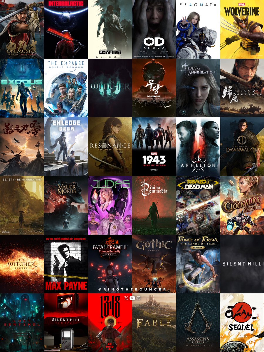 RinoTheBouncer's tweet photo. Upcoming games with precise release date🚀

Which ones are you most hyped for?😎 https://t.co/0z2sff4iyV