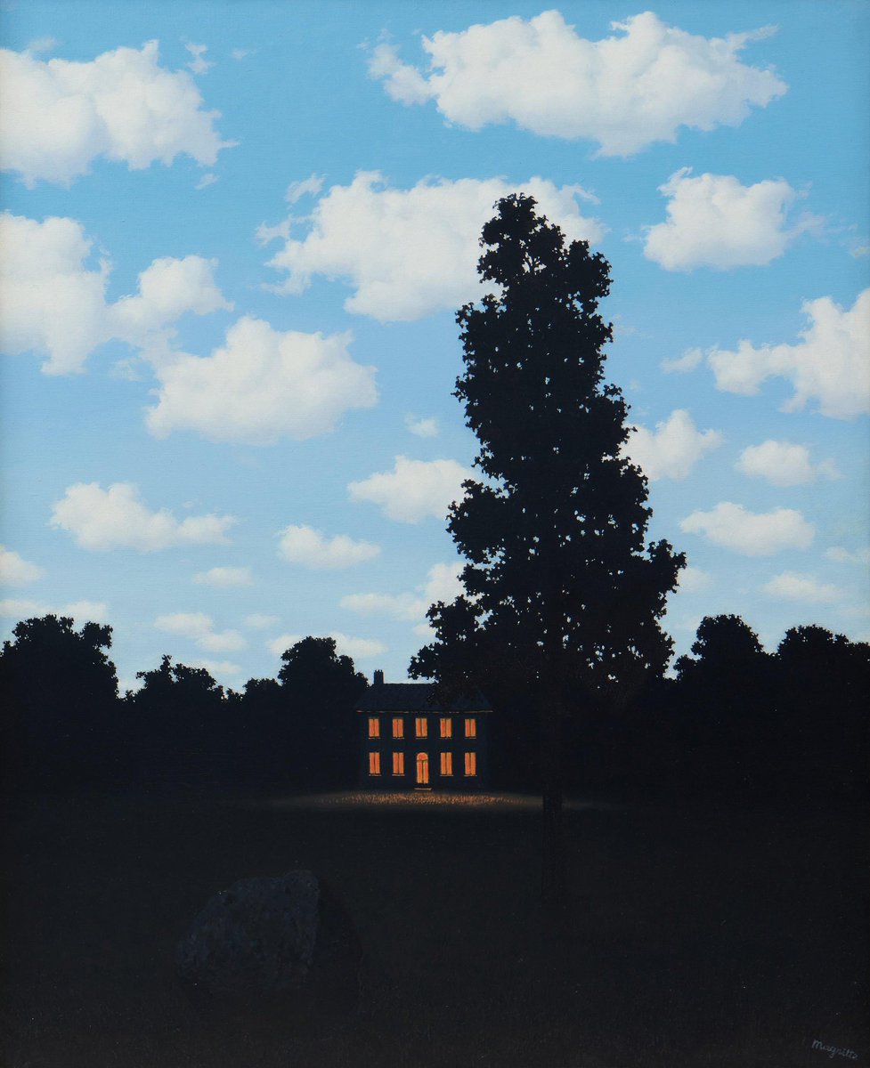 SeekAfterBeauty's tweet photo. The Empire of Lights III (1951), by René Magritte https://t.co/AoORftroq9