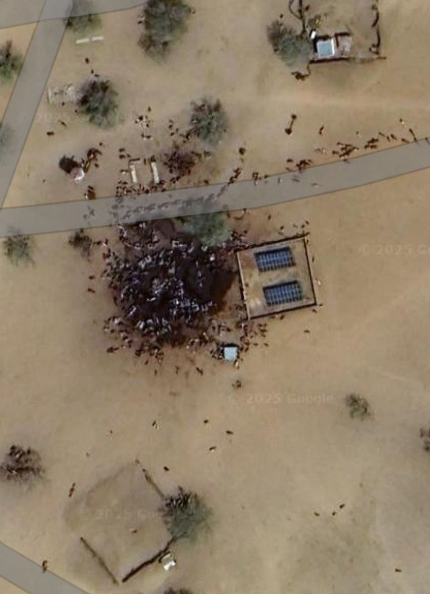 This is part of the Sudanese people’s blood. The picture was taken by satellite.
