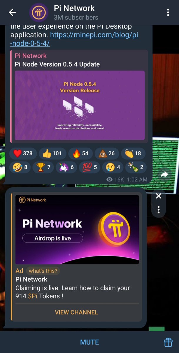 Mithlajkn's tweet photo. @PiCoreTeam Scam advertisement even on official channel. https://t.co/vSbj9ZbiYK