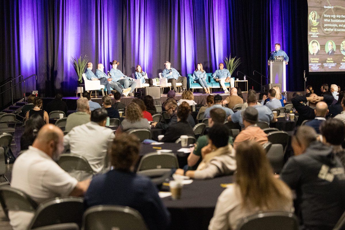 TechCon365's tweet image. What an incredible AI Roundup keynote panel at TechCon 365 Dallas! 🚀 Inspiring conversations, bold ideas, and real-world insights that are shaping the future of artificial intelligence. Grateful to our speakers and attendees for making this such an impactful moment!…