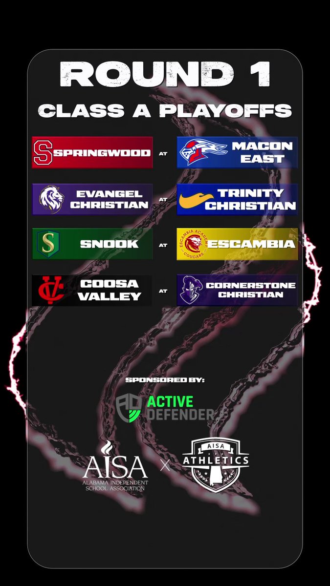 AISAathletics's tweet image. Round 1️⃣ of the AISA football playoffs starts tonight!

Follow the AISA on social media + our website for final scores and the latest updates! #AISAFootball #AISA #AISAAthletics
