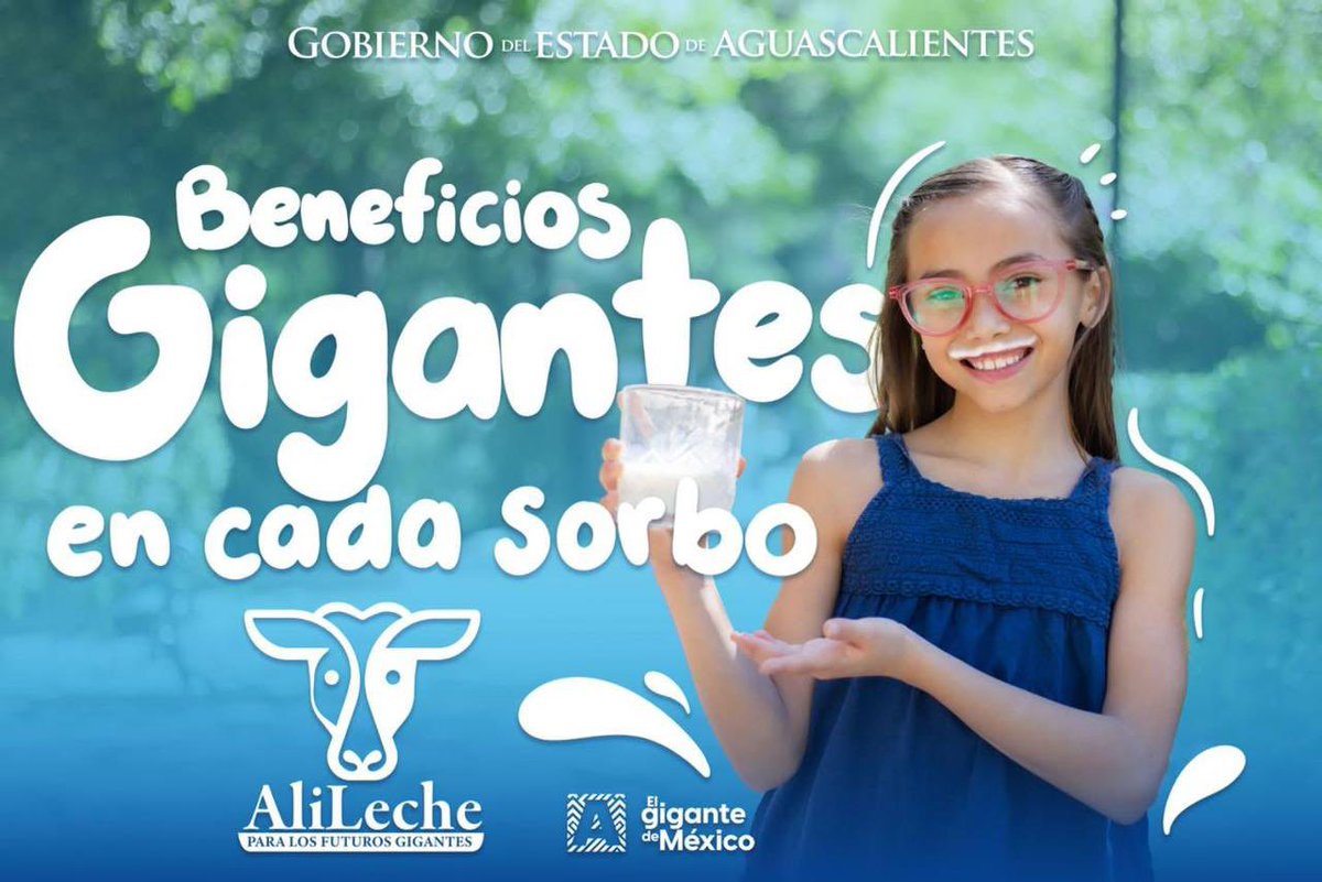 TereJimenezE's tweet image. ¡Consume local, consume Alileche! 🐄 🥛 

¡Sólo 15 pesitos por litro de leche 100% natural y de alta calidad!

📍Acude con tu Tarjeta Soluciones a las Casas del Bien Común.

#ElGiganteDeMéxico