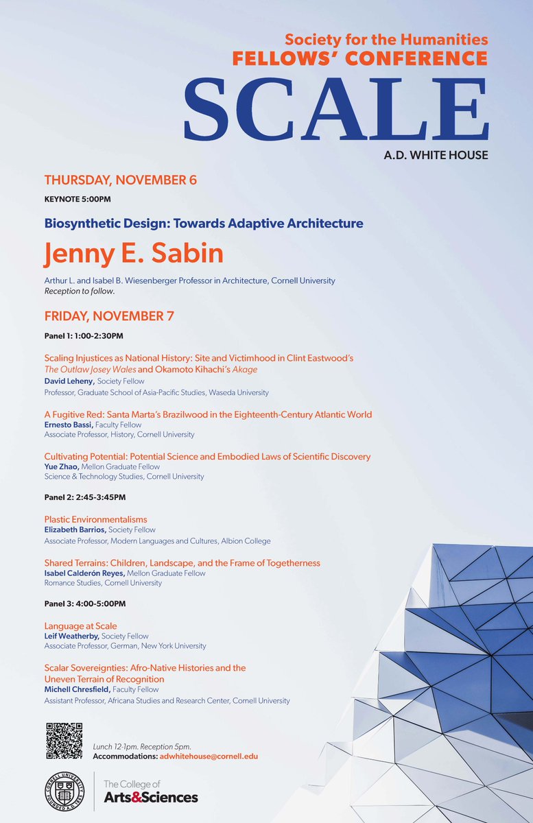 Cornell Society for the Humanities tweet media