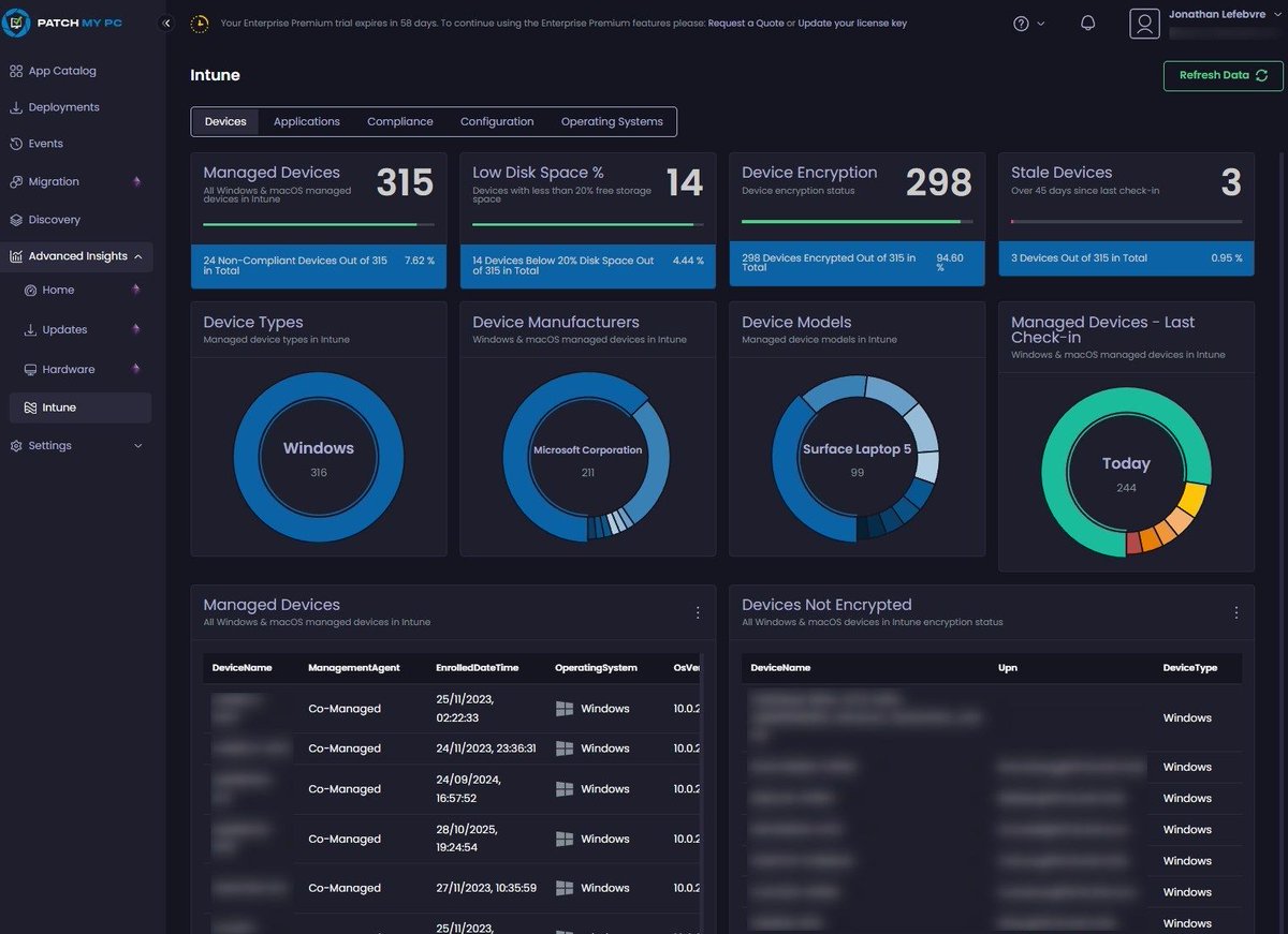 scdudes's tweet image. Want deeper insights into your Intune patching?
Learn how to use Patch My PC Advanced Insights to visualize app data, track compliance &amp;amp; strengthen your update strategy:
systemcenterdudes.com/how-to-use-pat… 

#MSIntune #ConfigMgr #Patching #PMPC @patchmypc