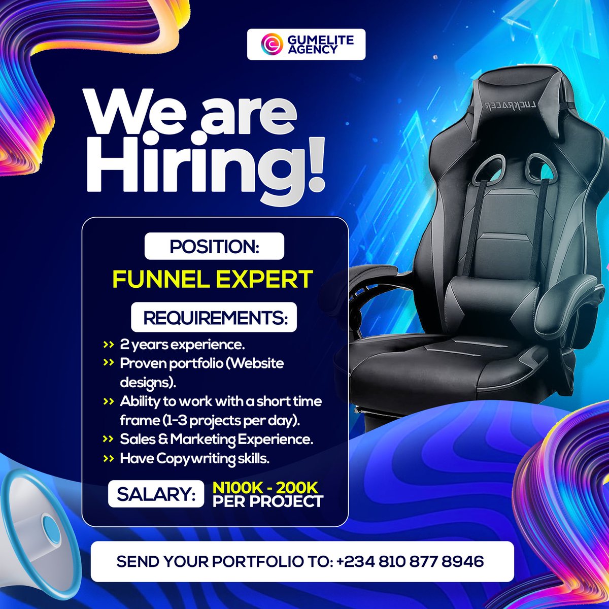We are hiring funnel experts <a href="/gumelite/">Gumelite</a> 
Urgent 🚨 

Tag any pro you know.