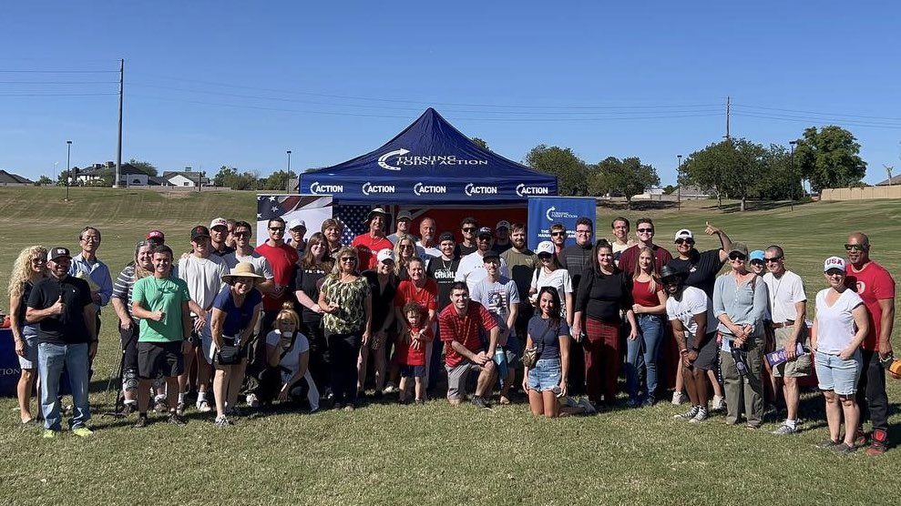 What up! My name is Parker &amp; I’m the Mesa Mobsta for <a href="/TPAction_/">Turning Point Action</a> 

I’m responsible for the massive efforts in Mesa last month!

I spearheaded the INSANE turnout at our 10 Super Chase events. I recruited over a thousand people to volunteer &amp; help chase ballots for <a href="/taylorformesa/">Dorean Taylor for Mesa</a> 🇺🇸