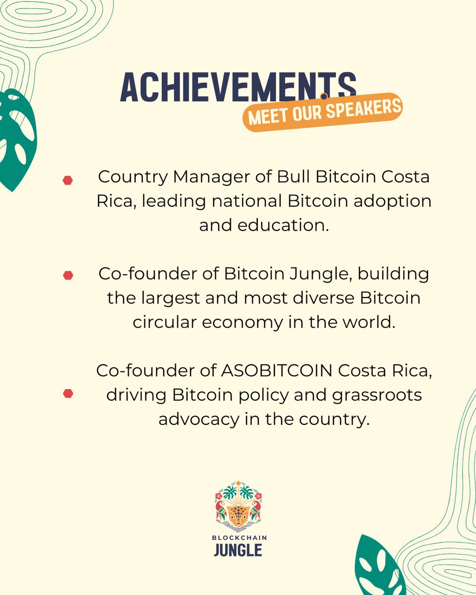 🔥 Eugenio Correa Takes the Stage at Blockchain Jungle 2025!
The wait is over! Financial innovator and blockchain thought leader Eugenio Correa is joining us for the event that's about to change EVERYTHING.
Explore the convergence of traditional finance and decentralized tech