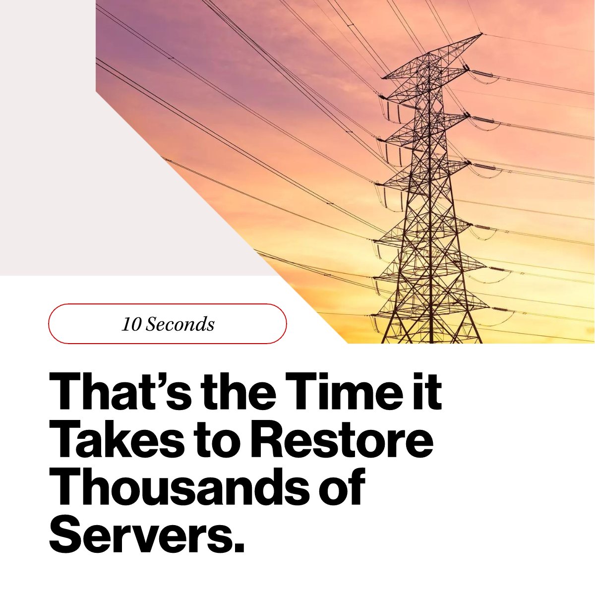 HitachiVantara's tweet image. Ransomware attacks on critical infrastructure are rising. This utility provider turned to Hitachi Vantara to recover 370TB of mission-critical data in just one hour and restore thousands of VMs within seconds.

That’s real-world cyber resilience in action: htchivantara.is/4iO2n5f