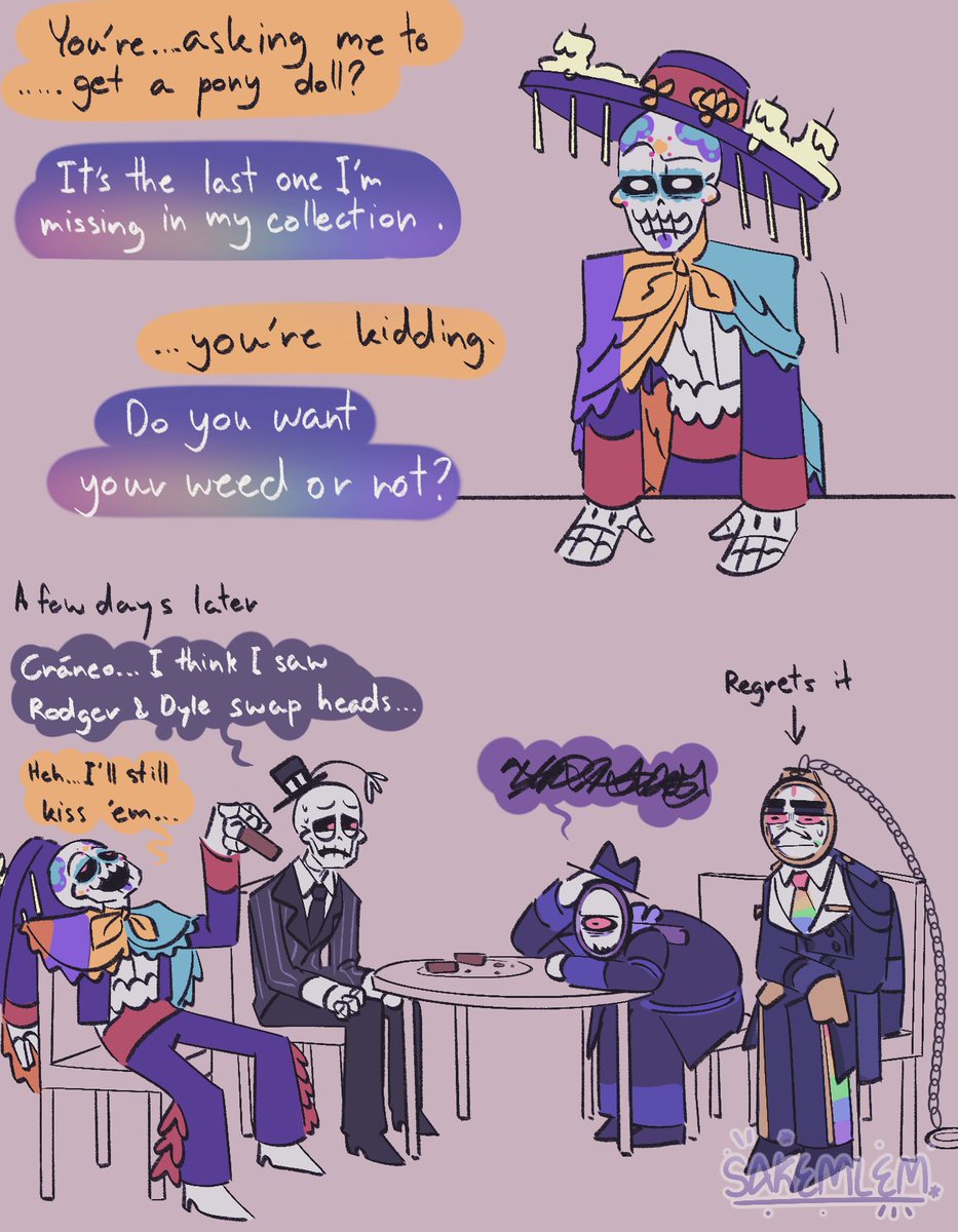 Weed comic
#dandysworlddyle #dandysworldrodger #dandysworld #oc #yumeship