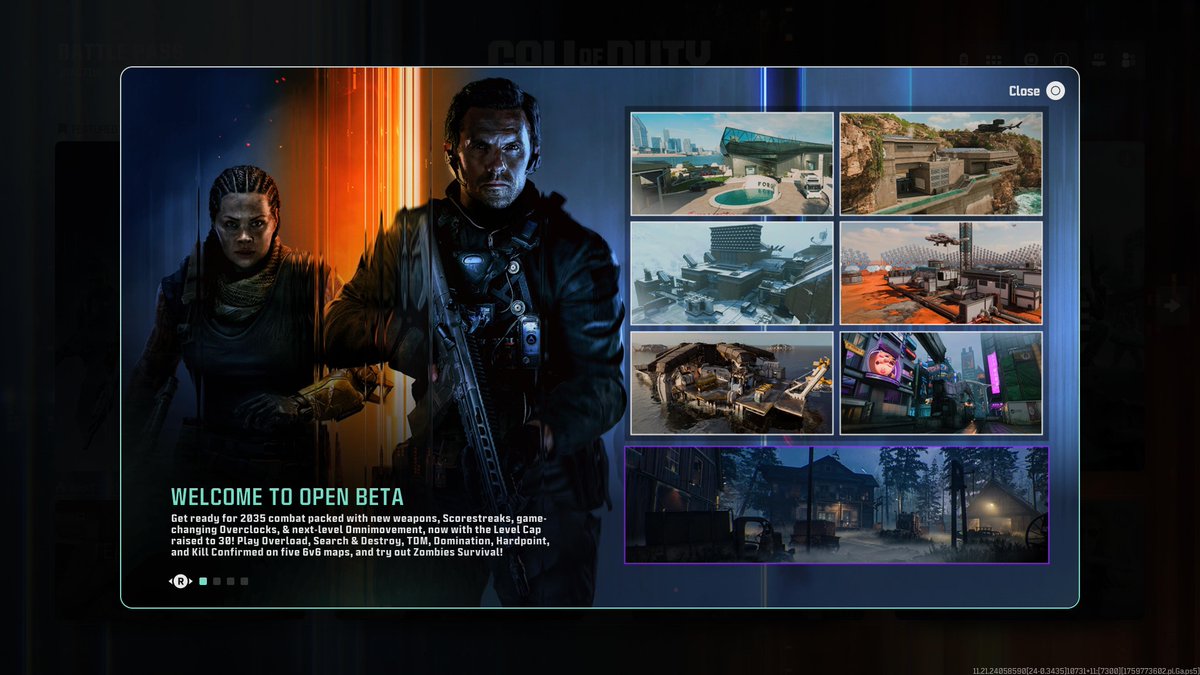 CoDForums's tweet image. Welcome to Call of Duty: Black Ops 7 (beta)...