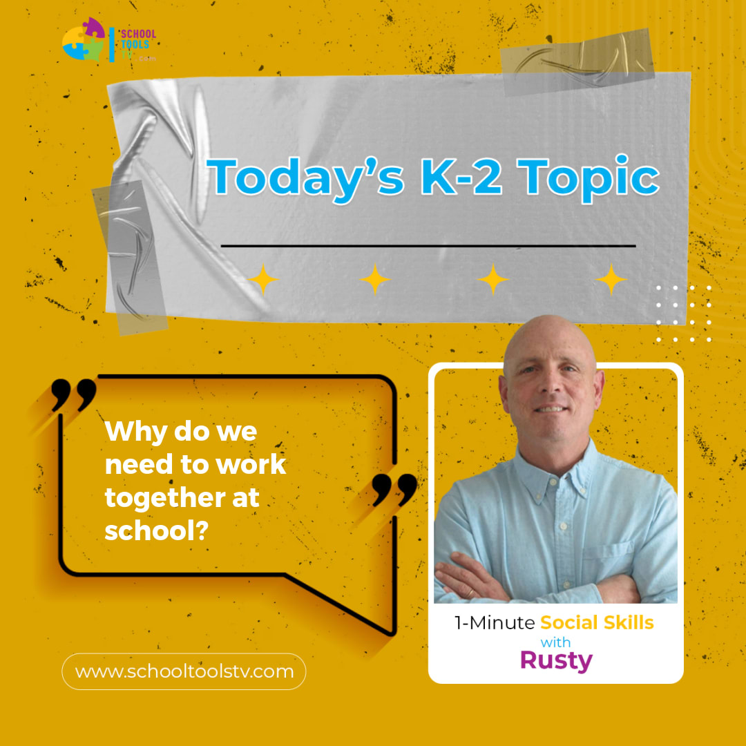 RustyMayVideos's tweet photo. Today’s K-2 Topic: Why do we need to work together at school?

“Be silly, be honest, be kind...”

#TeamworkInClass #KindnessMatters #BuildingCommunity https://t.co/LnJTbnJJuX