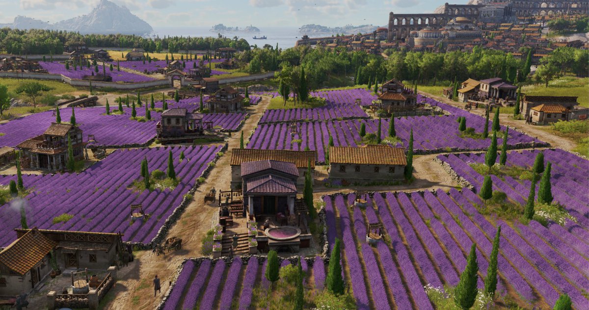 ANNO_DE's tweet photo. Das Summen der Bienen, der Duft von Flieder und der Klang friedlicher Stille.  😌

Wer von euch kann es kaum noch erwarten, Latium zu besiedeln?
#Anno117PaxRomana https://t.co/dpBOLuw7Zg