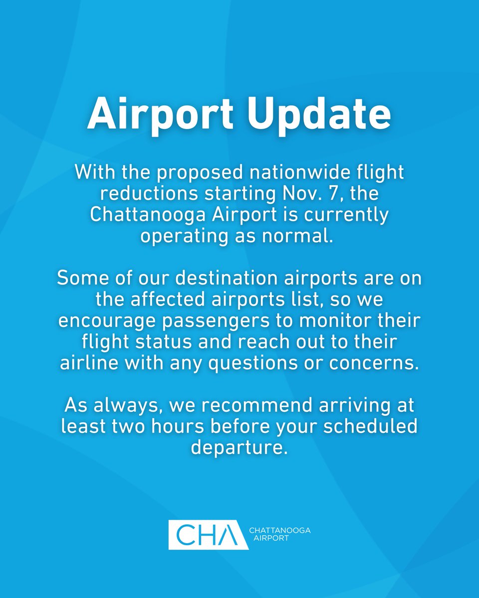 Chattanooga Airport (@chattairport) on Twitter photo 