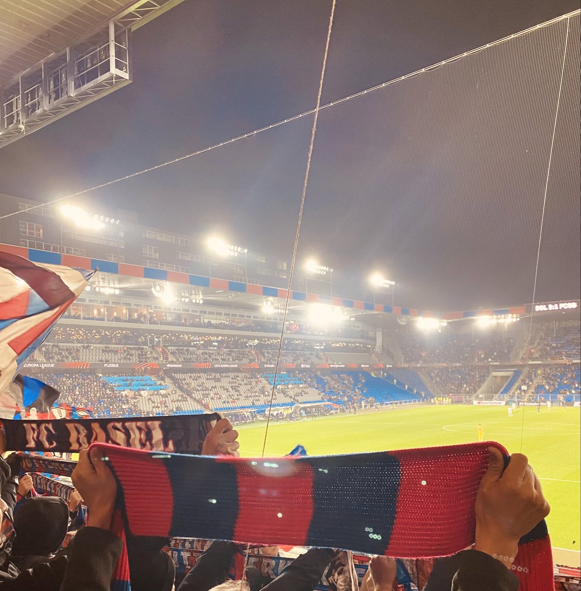 ROAD TO ISTANBUL….😉❤️💙
MATCH 23/2025 🔴🔵⚪️⚪️
FC BASEL : FCSB 3:1
ST.JAKOB PARK 
21925 SUPPORTERS