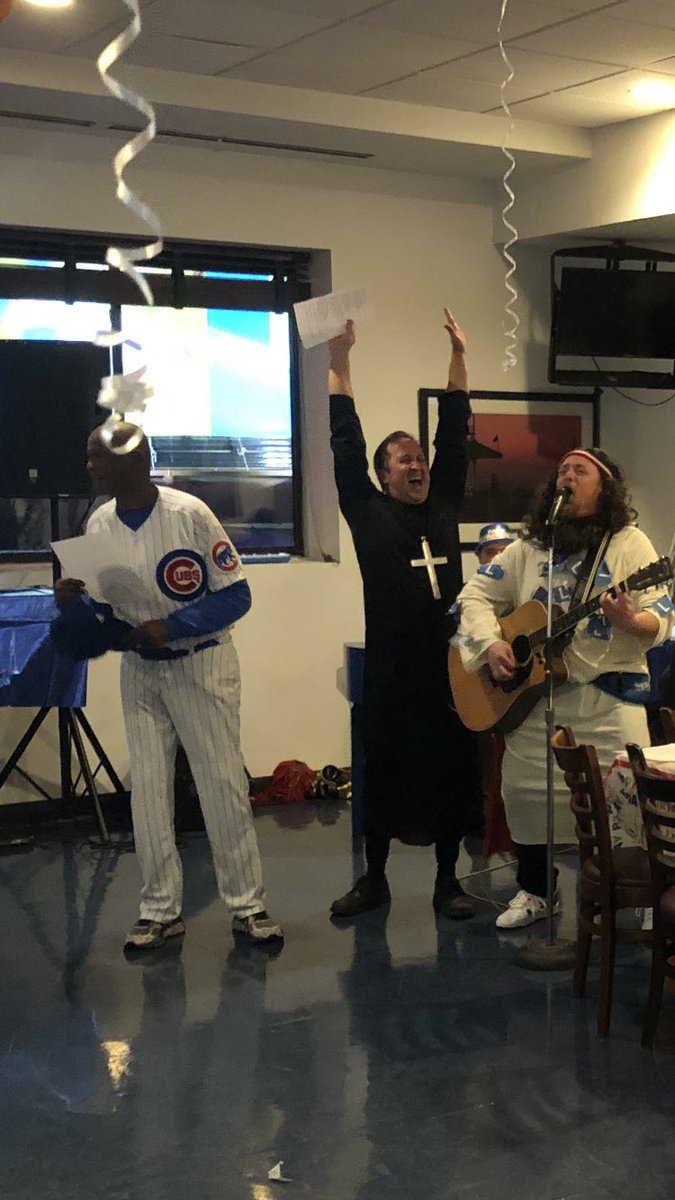 This was Ronnie Woo Woo’s 80th birthday celebration, singing, full uniform, band, priest, nuts. Four years ago. As lunatic as it looks. Nah, loonier. He just turned 84. Woo on, bud!!🎂🎶