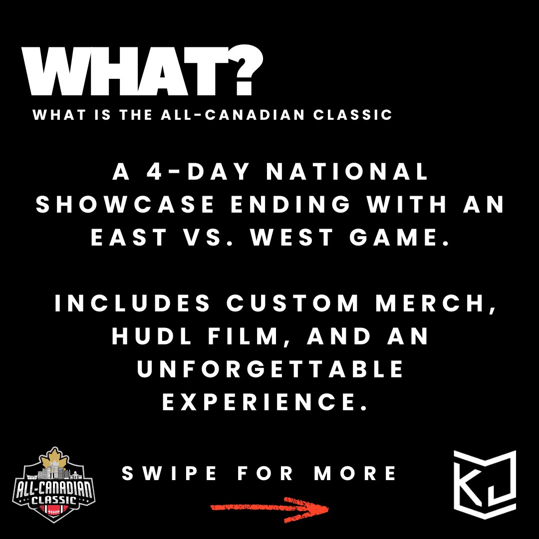 ACClassicFB's tweet photo. Everything you need to know! 🇨🇦

We’ve put together the key details to get you ready for this years All-Canadian Classic 

Register using the link in our bio 

#ACC #football #allcanadianclassic #builtforthemoment #cfl #cjfl https://t.co/3M4zm0JZ4K
