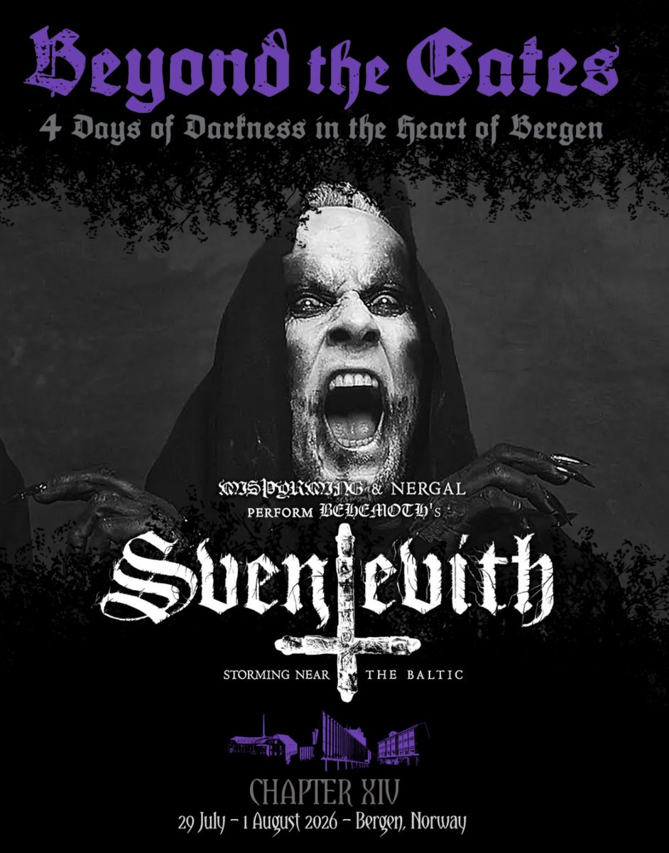 Nergal and Misþyrming playing Sventevith next year at Beyond the Gates🔥🔥