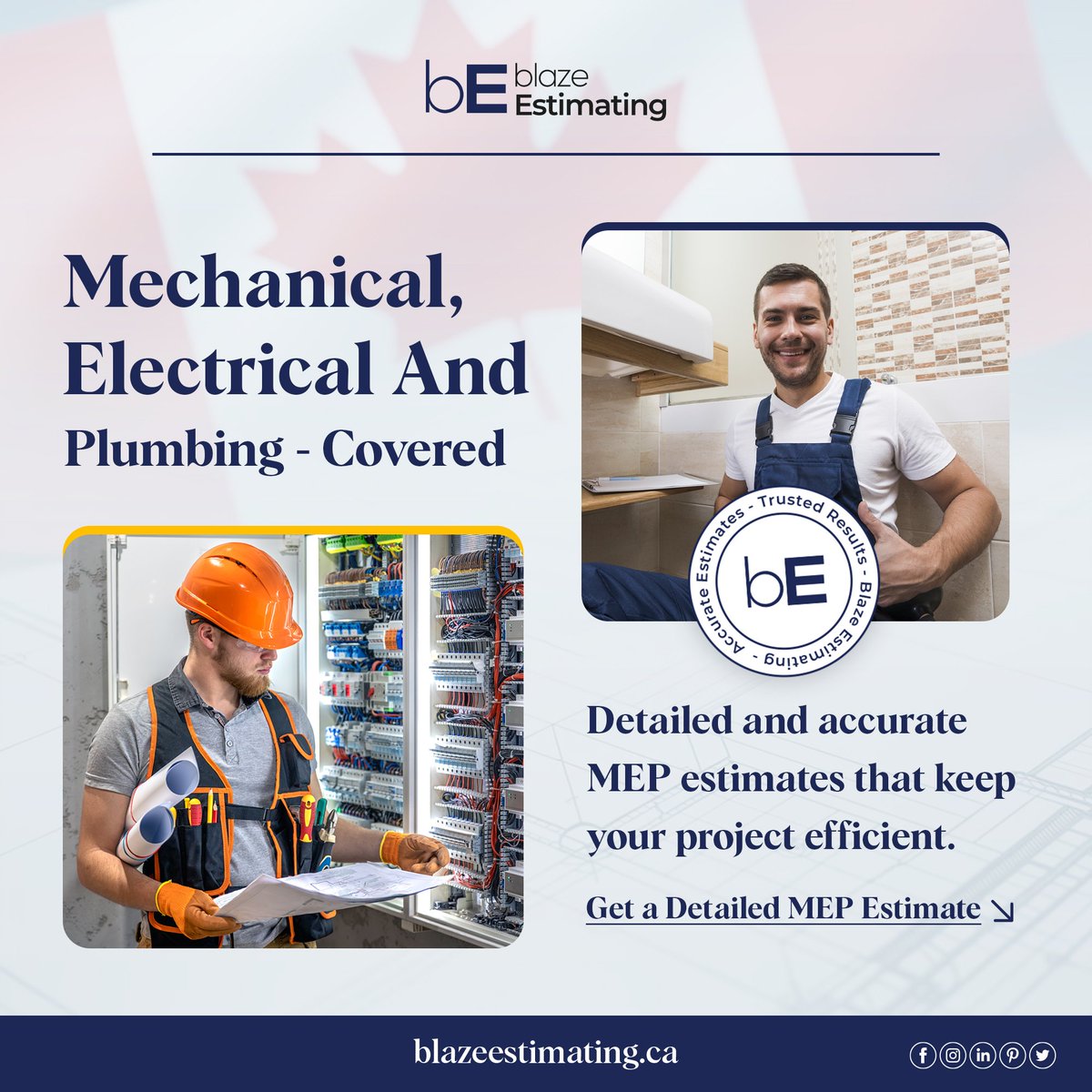 canada_blaze's tweet image. Efficient projects are built on accurate estimates.

Our specialized MEP estimates bring clarity and control to your budget, preventing costly overruns and delays.
Get a Detailed MEP Estimate Today: blazeestimating.com/mep-estimating…
#MEP #ConstructionBusiness #AccurateEstimating