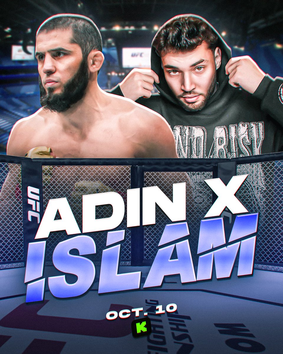 Adin Ross x Islam Makhachev part 2 is locked for Monday 🔥