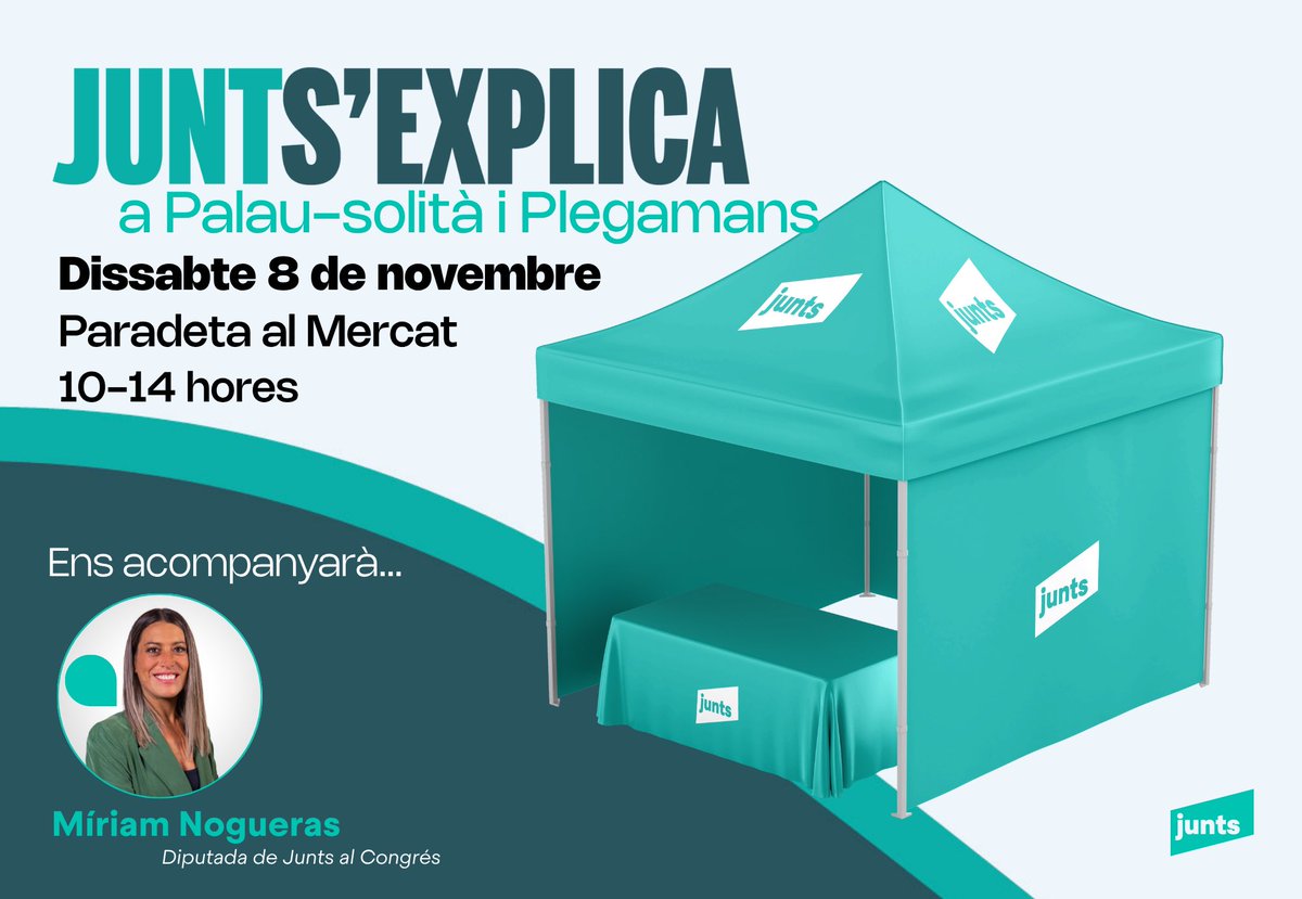 Junts per Palau-solità i Plegamans tweet media