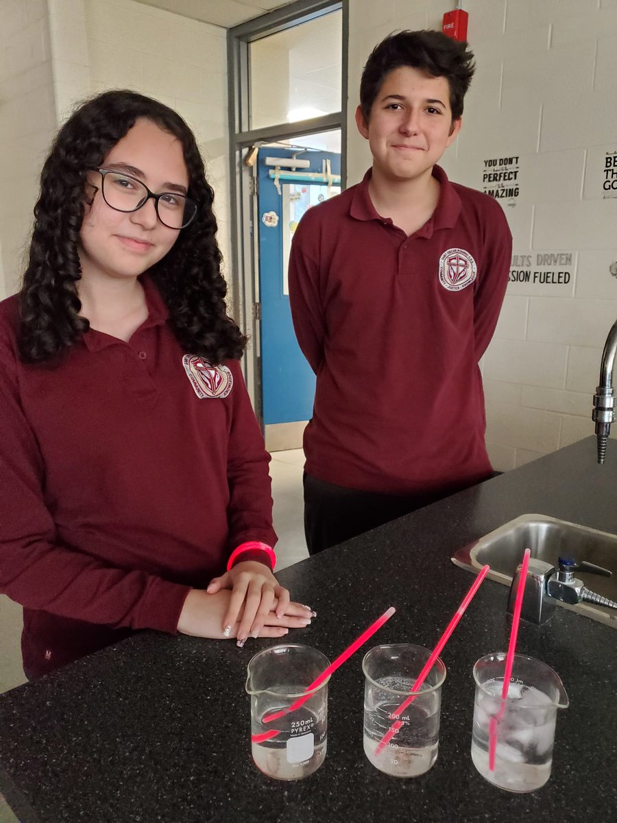 romeroraiders's tweet image. Today, Ms. Ricitano&apos;s Grade 10 science class participated in a &quot;Glow Stick Lab.&quot; They were investigating Chemiluminescence - the phenomenon of emitting light as a result of a chemical reaction without external light sources.
#ScienceClass
