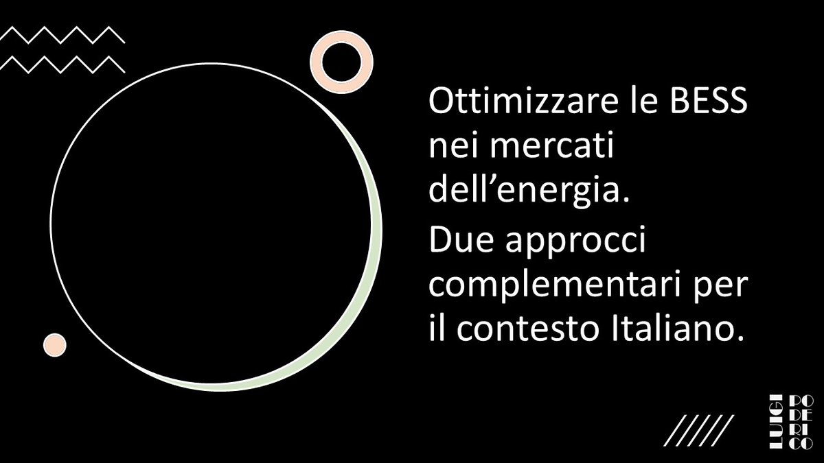 poderico's tweet image. Ottimizzare le BESS nei mercati dell’energia: due approcci complementari per il contesto italiano 

linkedin.com/pulse/ottimizz… via @LinkedIn