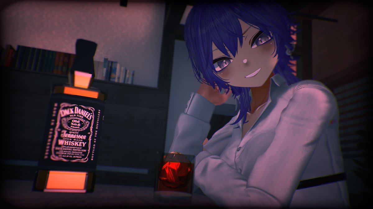 #おはツイポエム #VRChat 
グラスの底に
まだ夜の名残が揺れている

琥珀の光が、朝日の中で溶けていくたび
眠らなかった時間が
少しだけ報われる気がした

静かなカウンターに
氷の音だけが響く
ウイスキーを一口

おはんよ
私は笑う
夜明けの窓の向こうに向かって