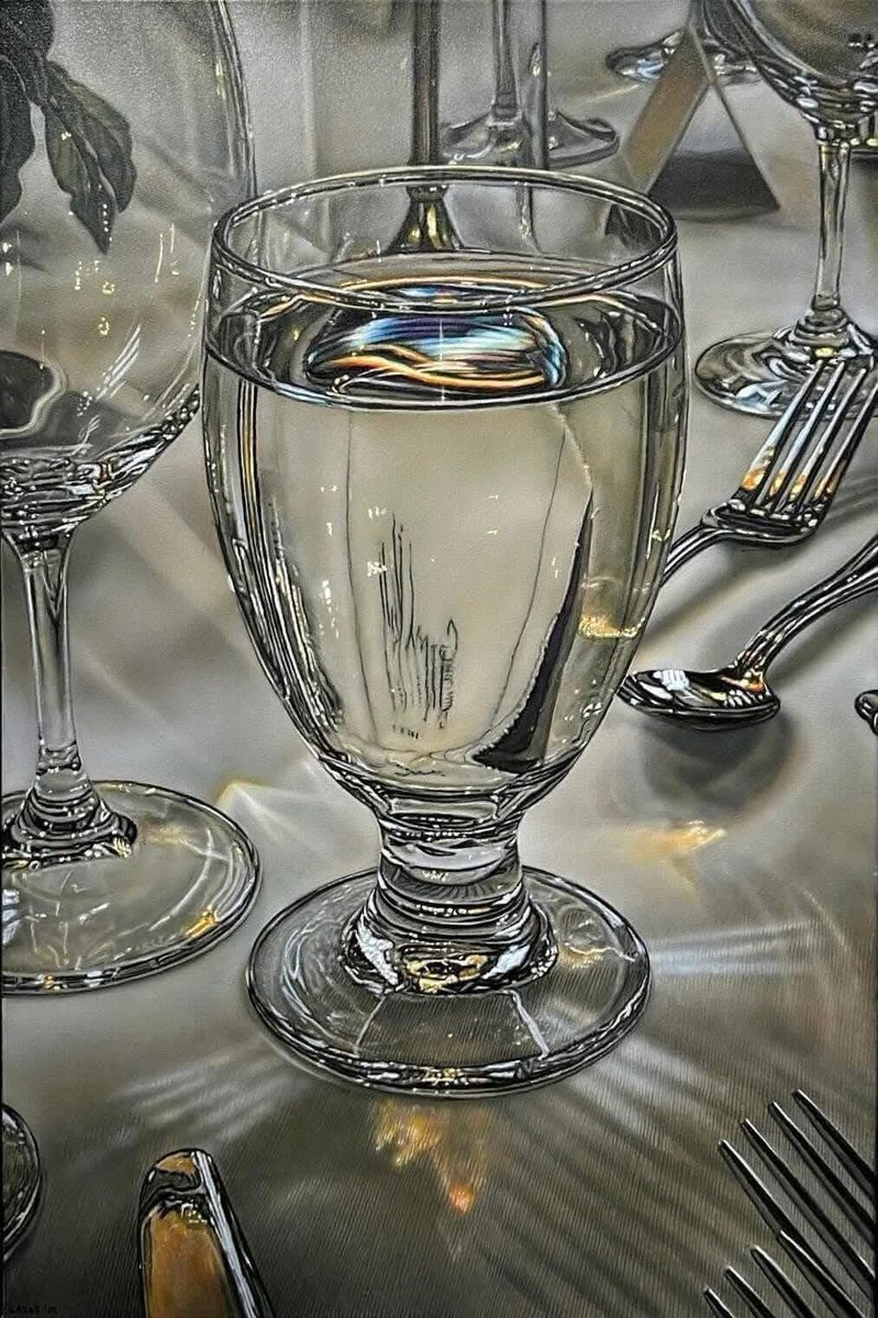 William Lazos (Egyptian-Canadian, b.1964)
"Wedding," 2024 Acrylic on canvas, 36 x 24 in