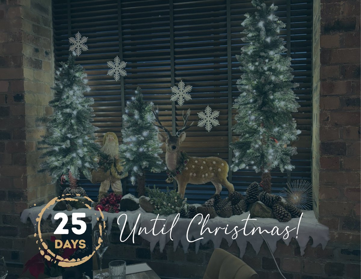 kisas_perth's tweet photo. 🎄 It’s officially 25 Days Till Christmas! 🎅
And with just 2 days to go until our Christmas menus launch on Tuesday… it’s definitely time to get yourself booked in.

Give us a call on 01738 451888 or visit https://t.co/G1yM3cNHkw
✨ Don’t miss out. https://t.co/nOOZALvG17