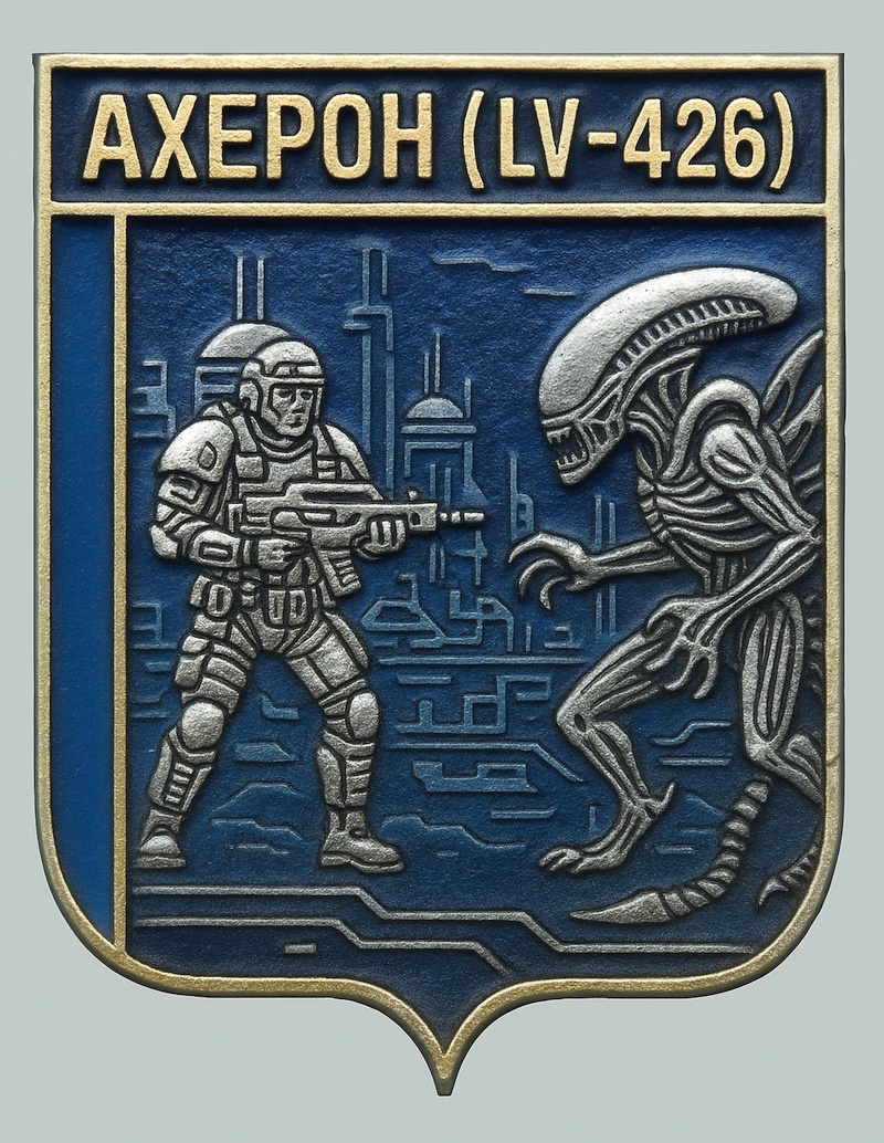 Adskiy_Sotona's tweet image. Подглядел тут идею для генерации в стиле советских значков.