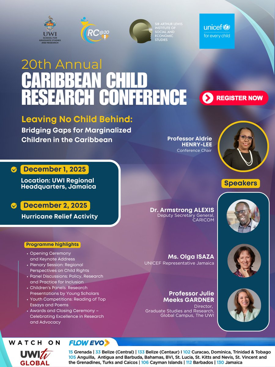 Caribbean Child Research Conference tweet media