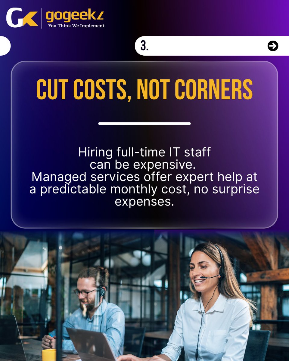 GoGeekz's tweet image. 💡 Running a business is tough — managing IT shouldn’t be!
With Managed IT Services from GoGeekz, you can save time, reduce costs, and keep your focus 
#GoGeekz #manageditservices #businessgrowth #itsupport #techsolutions #smallbusinesstips #itmanagement #cloudservices
