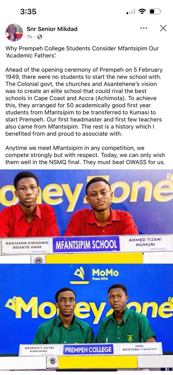 Amanfoɔ (Old boys of Prempeh College) (@seniors1949) on Twitter photo 