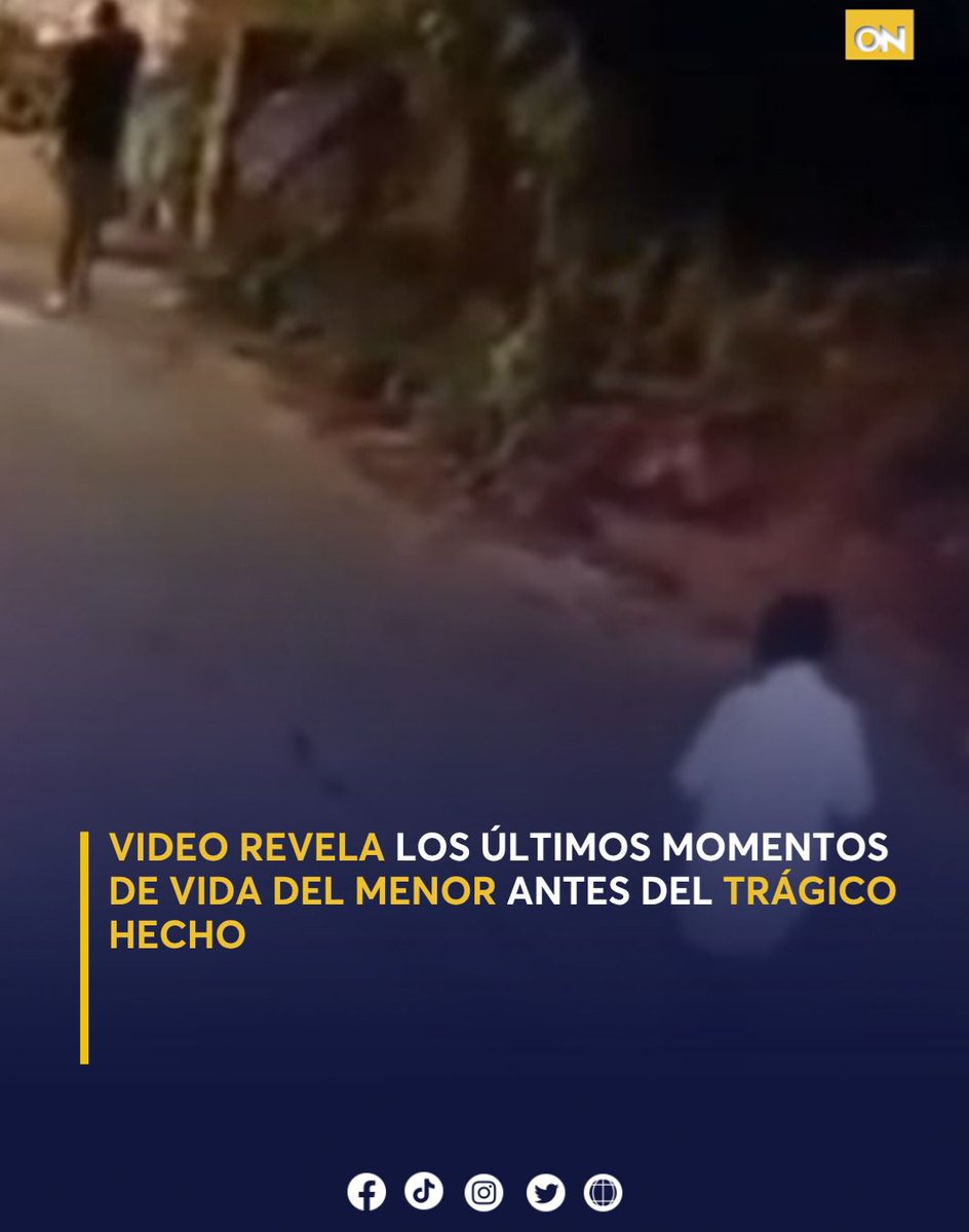 11_Noticias's tweet photo. 📹El video captado por una cámara de seguridad en la comunidad del tablón, muestra los últimos pasos del menor 😔👦

ver video aqui👇
https://t.co/RhDZ8ApTgY

#Tablon #Video #Honduras https://t.co/3E246Zi2ZT