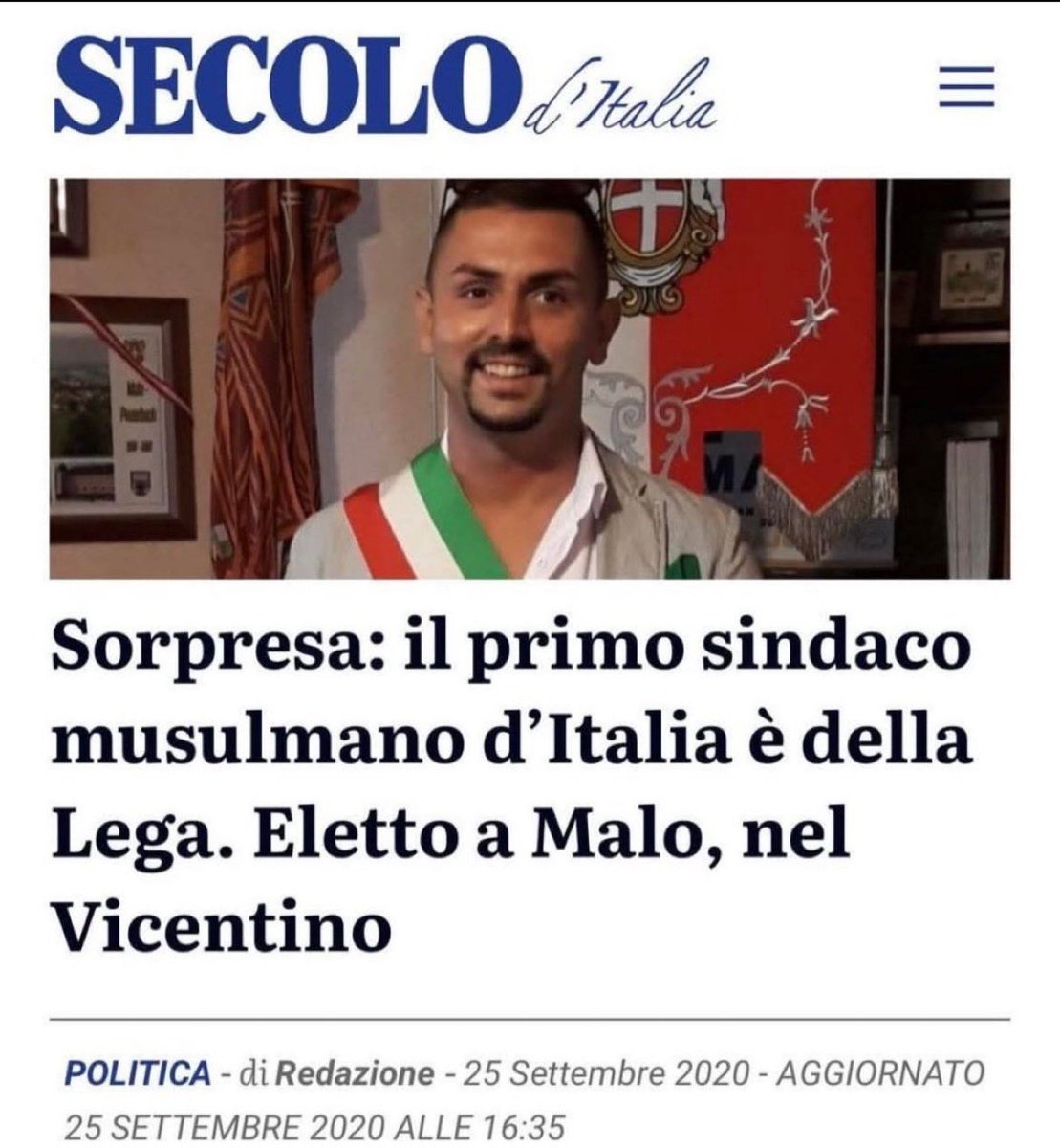 La #Lega ci sorprende: da una parte i musulmani di New York, comunisti ecc., sono una minaccia. Dall'altra il primo sindaco musulmano d'Italia è loro.

Siamo un paese fantastico nelle sue meravigliose e folli contraddizioni 😄🤣🤣🤣