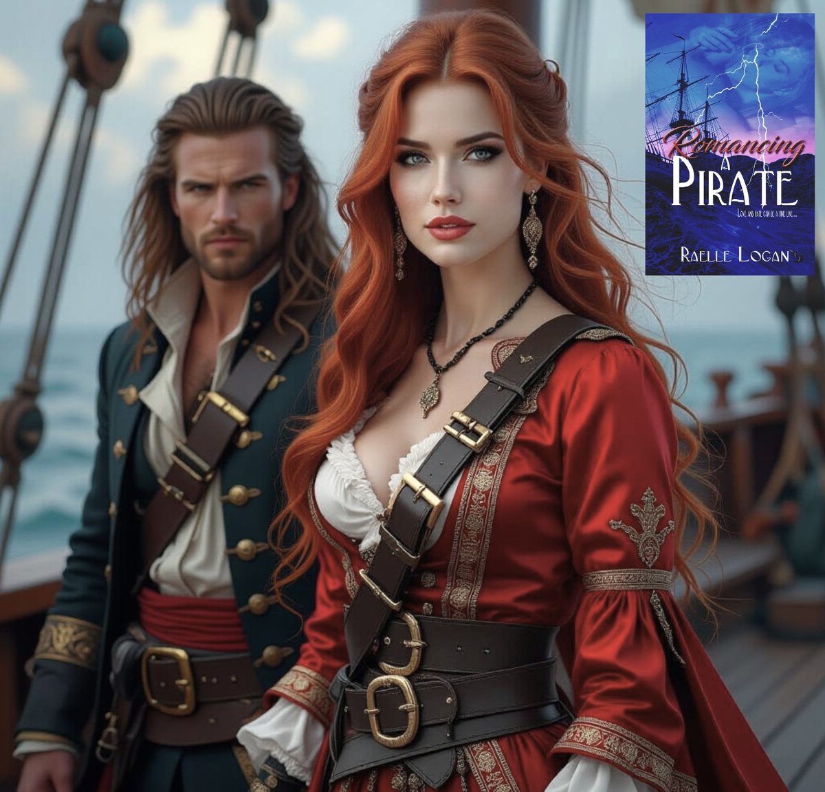 ROMANCING A PIRATE

With her father murdered by pirates, Lone Stafford is led into the embrace of her father's enemy at her quest for justice. Will she surrender her life to the villain who is her father's brutal killer? #romance #PirateBooks #bookstoread #historicalromance