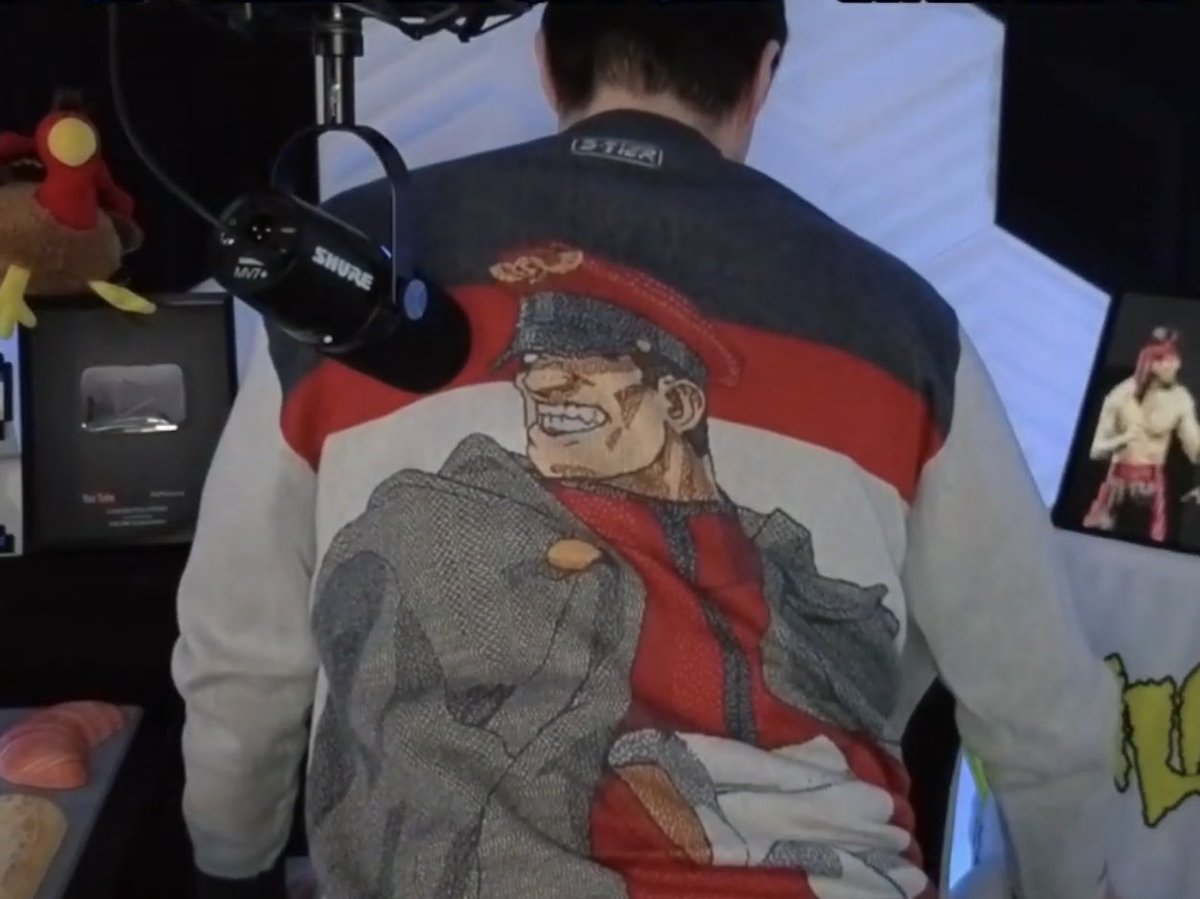 One year ago today Philip ranted about expensive Street Fighter clothing lines and how people are stupid for buying it. 

Today Philip is showing off a $150 M. Bison limited run S - Tier sweatshirt that he preordered.