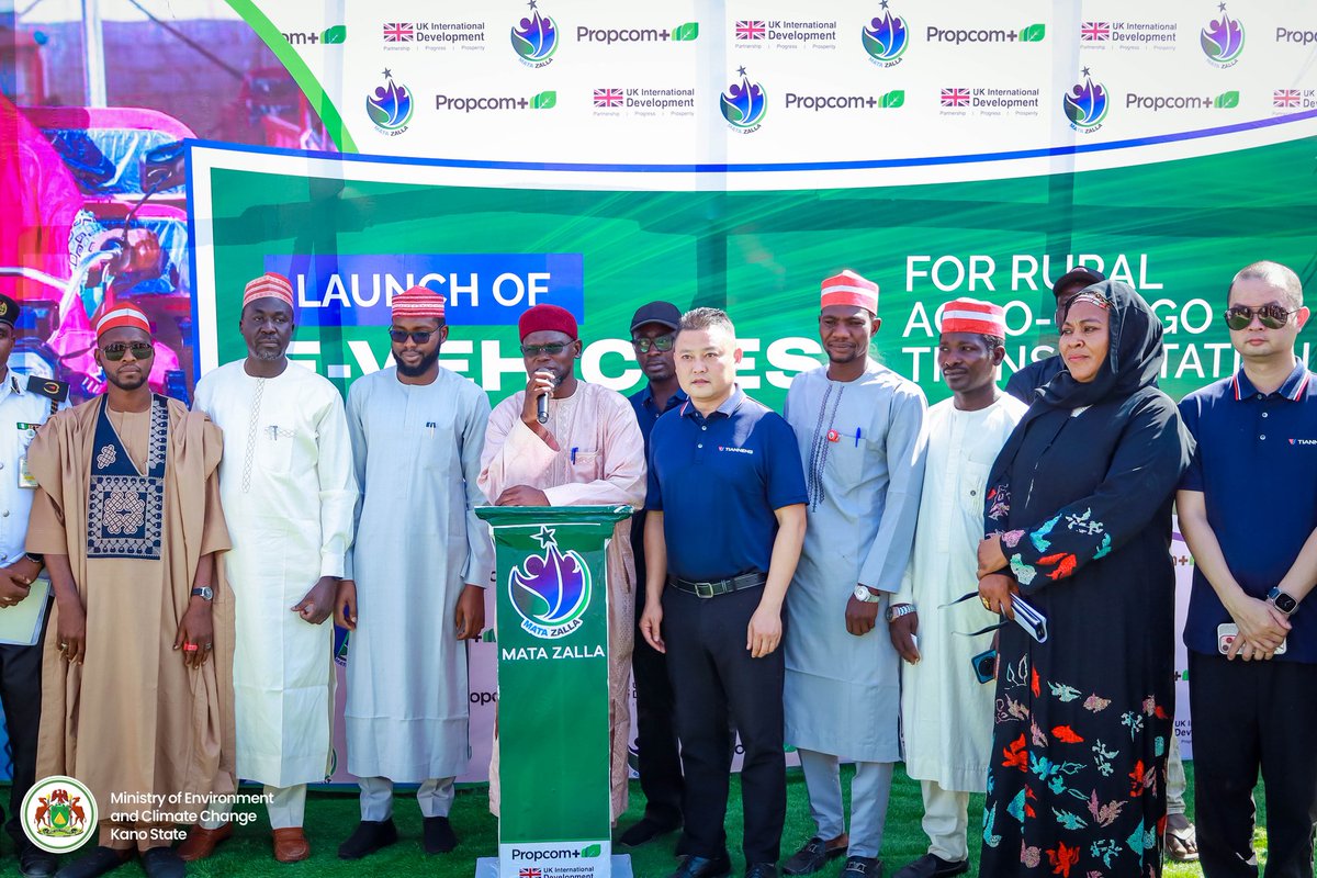 DahirMHashim's tweet image. Today, I had the honor of leading the launch of electric cargo tricycles designed for agricultural produce transportation — an important initiative implemented by Mata Zallah Entrepreneurs with the support of Prompcom+, under the Foreign, Commonwealth &amp;amp; Development Office (FCDO)…