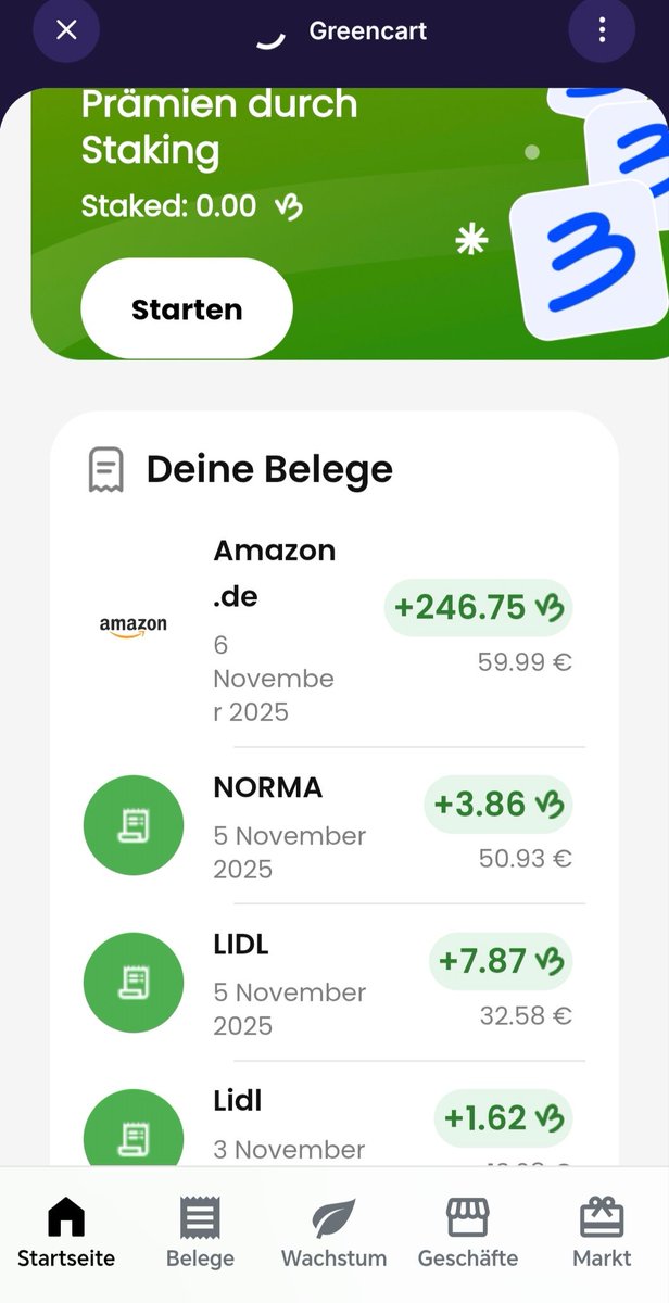 ⚡I still can't believe what <a href="/greencartai/">Greencart</a> has to offer! ⚡
In order to live a little more sustainably, we now want to try baking our own bread🍞 (a staple food in Germany 😅).

To do this, I bought a bread pan on #Amazon today and got an incredible 246 #B3TR cashback 😍😍, which