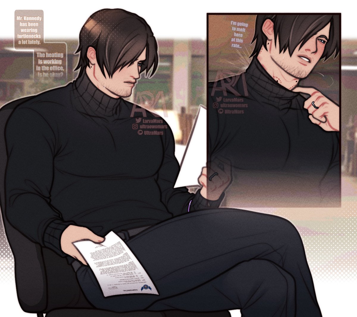 mr kennedy has been acting strange 🤔

#LeonKennedy