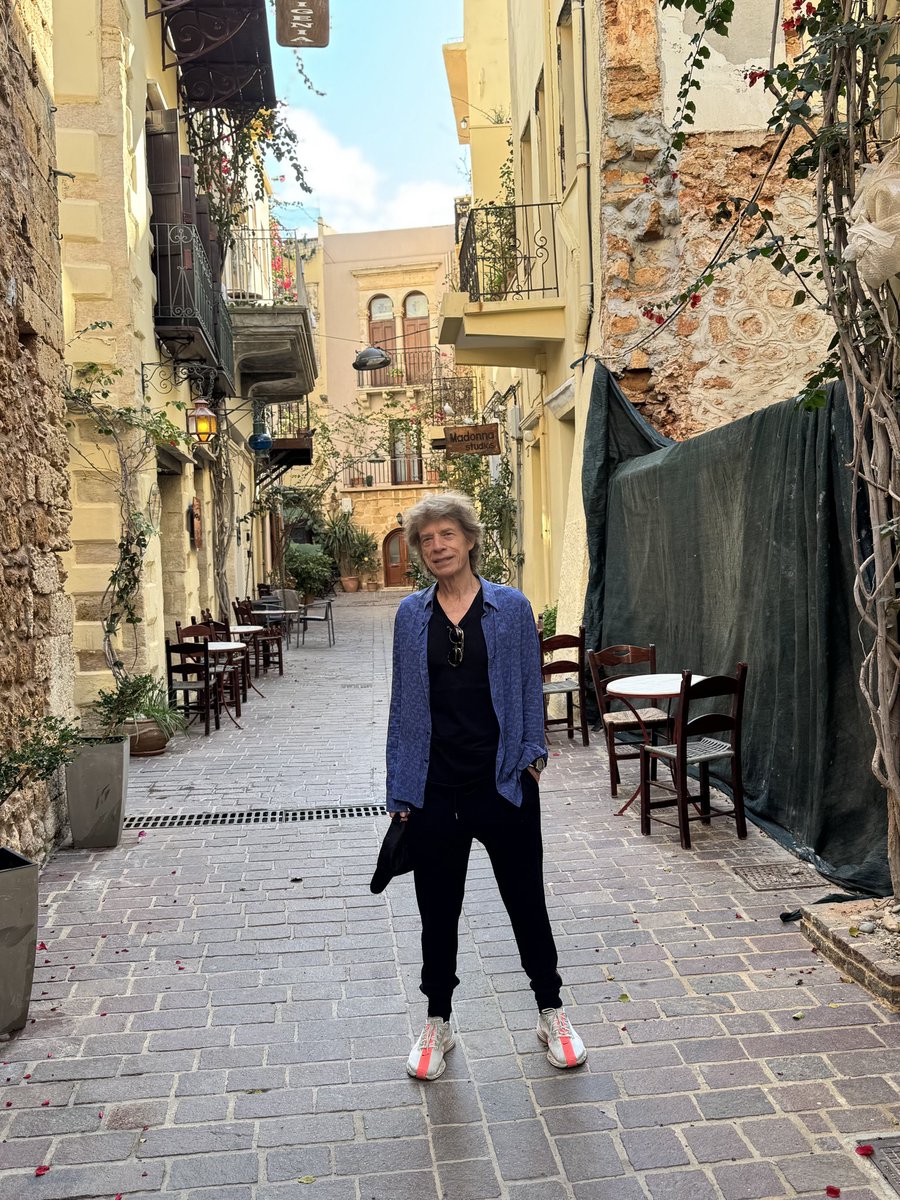 MickJagger's tweet image. Somewhere on the Med…but where?