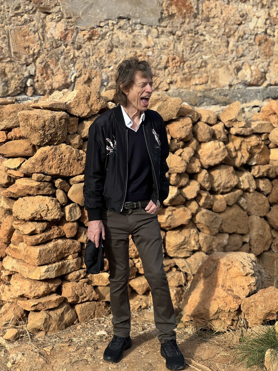 MickJagger's tweet image. Somewhere on the Med…but where?