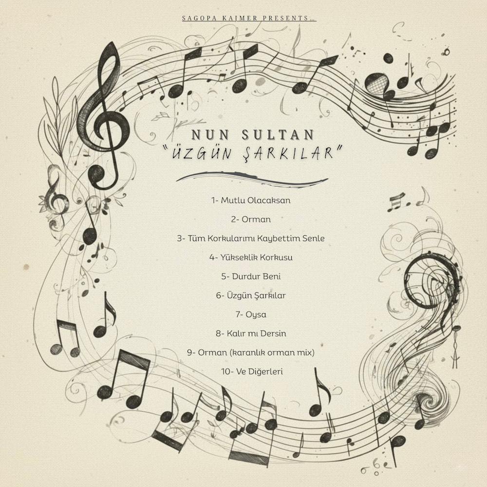 Nun Sultan'ın "Üzgün Şarkılar" albümü yayında.
 Hemen dinlemek için tıklayın
youtube.com/playlist?list=…