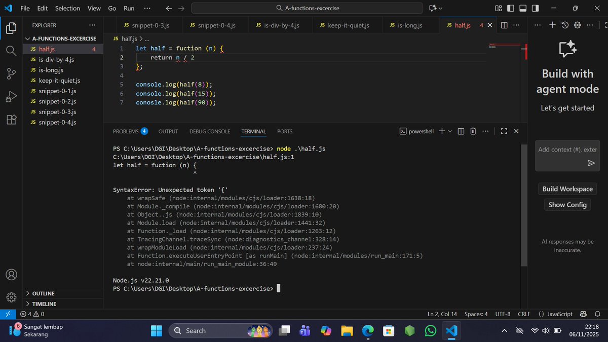 FLight2304's tweet image. Day 6 of JavaScript:
My brain: &quot;Let&apos;s build something cool!&quot;
Also my brain: forgets () after function calls for the 47th time
Today&apos;s lesson: Programming is 10% logic, 90% remembering to close your parentheses
Why is this so hard 😂
#LearnInPublic #CodingLife #LearningJavaScript