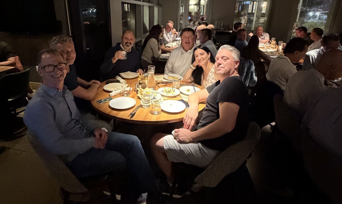 ETHERFAX's tweet image. What a fantastic evening in Austin! The ETHERFAX team had a great time catching up with our partners over dinner at the Caroline Restaurant. Cheers to strong partnerships and continued success! #ETHERFAXPartnerSummit2025