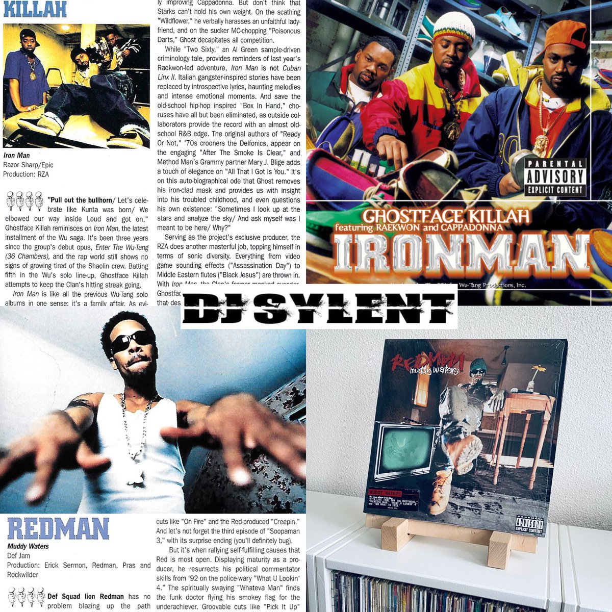 DJSylent's tweet image. Both Albums Got 4 🎤 🎤 🎤 🎤.. Which LP you Truly Feel Deserve a Better Rating❓❓ #GhostfaceKillah #Redman