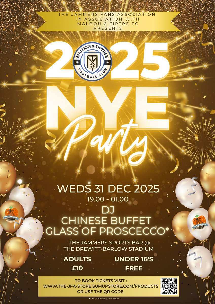 Boogie the night away this NYE at The Jammers Sports Bar.

Tickets on sale now 🍓🥳🥂