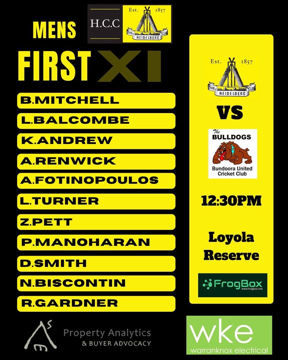 Heidelberg Cricket Club tweet media