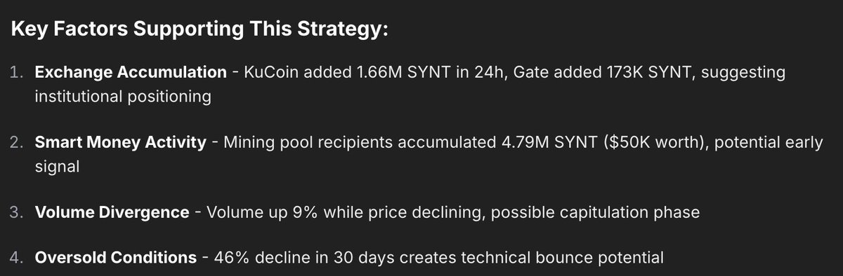 cryptoent83's tweet photo. SyntAI added the <<Risk Warning>>
#CryptoAI #Synternet #TradingStrategy #DeFi #SYNT https://t.co/dntEjULmSp